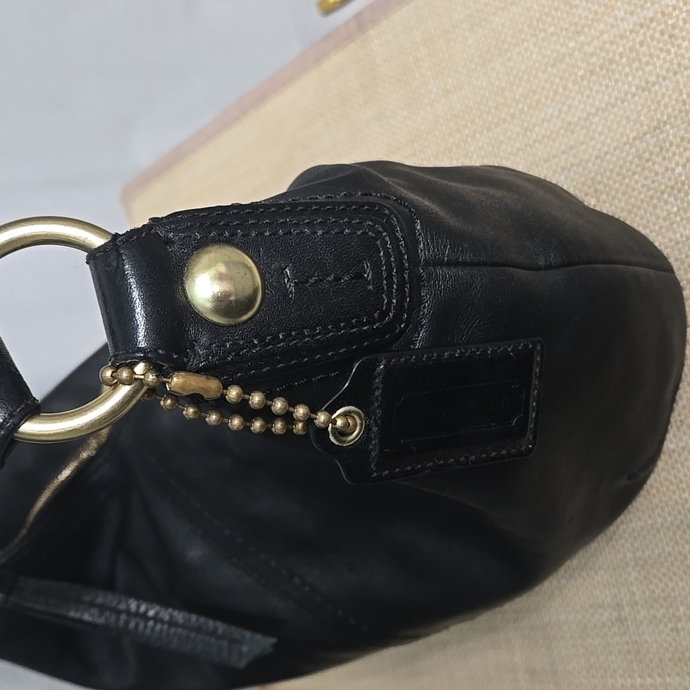 SALE* Coach Soho Black Leather Hobo Bag 11828 EUC - Picture 14 of 16
